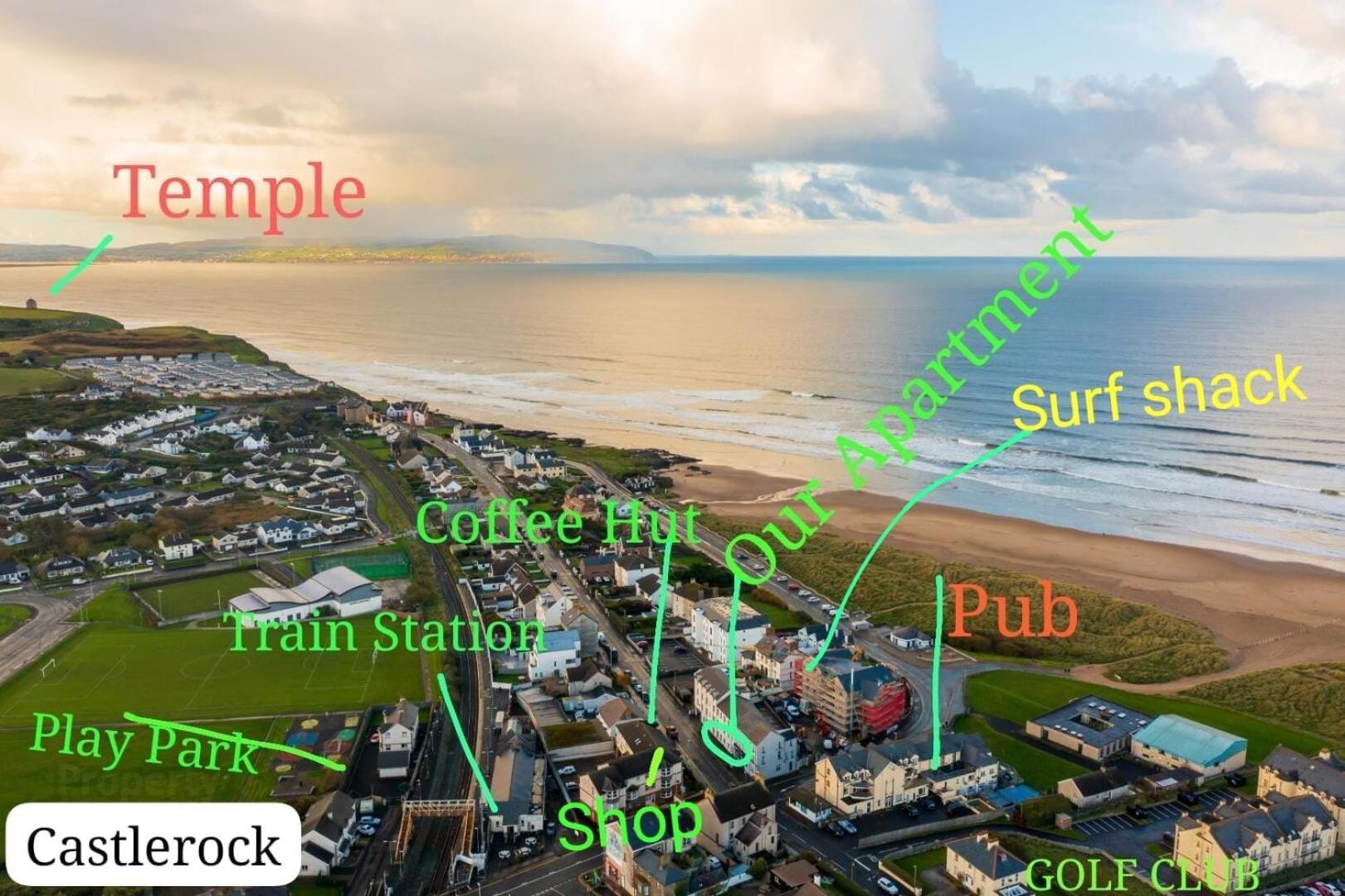 Marine Beach Escape Castlerock Beside Beach Golf Course And Pub Exterior photo